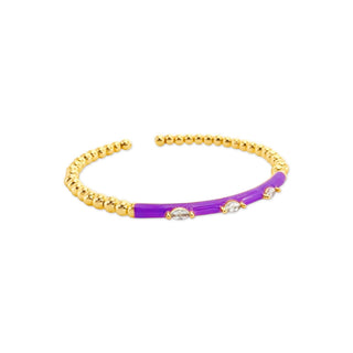 Violet Glow Cuff