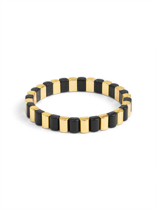 Enamel Tile Stretch Bracelet