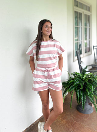 Sun-kissed Stripe Terry Set