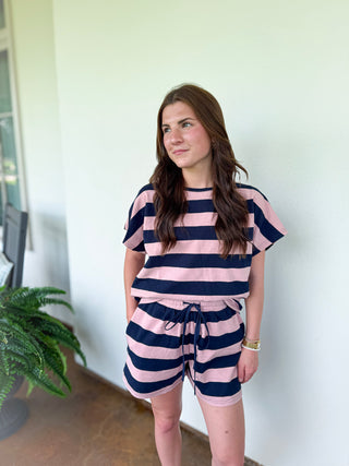 Sun-kissed Stripe Terry Set