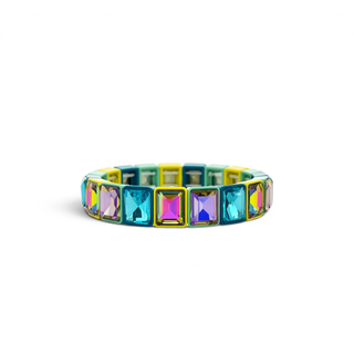 Rectangle Mint Stretch Bracelet