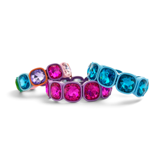 Square Multi Candy Stretch Bracelet