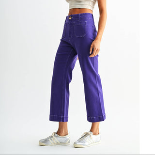 Purple Reign Wide Leg Jeans