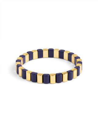 Enamel Tile Stretch Bracelet
