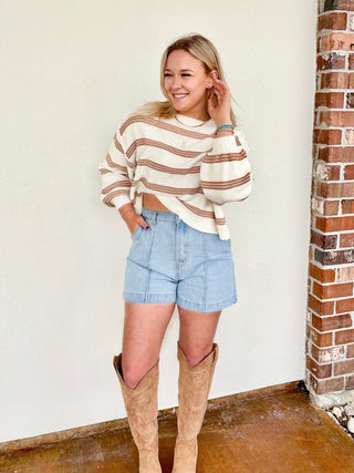 Marlow Stripe Knit Sweater