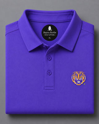 LSU Tiger Solid Purple Polo