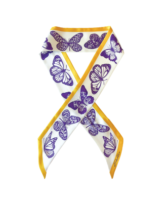 The Mariposa Twilly in Purple & Gold