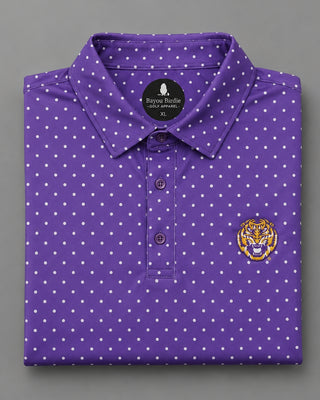 Youth Tiger Polka Dot Polo