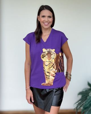 Wrap Around Tiger Top