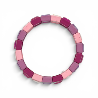 Rectangle Cotton Candy Stretch Bracelet
