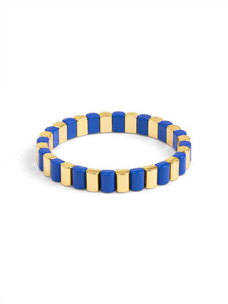 Enamel Tile Stretch Bracelet