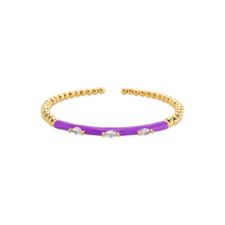 Violet Glow Cuff