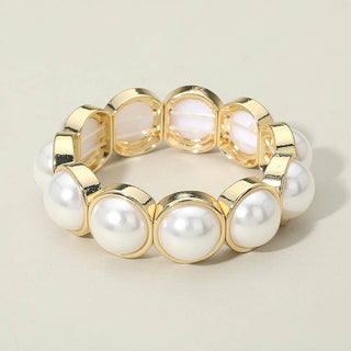 The Classic Pearl Stretch Bracelet