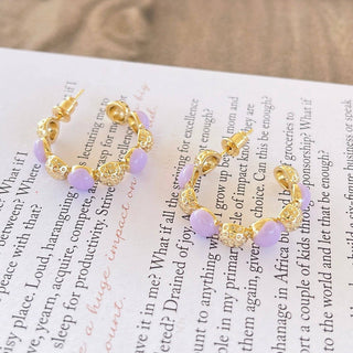 Bubble Lavender Hoop