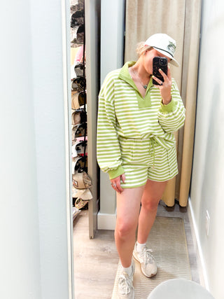 Blaire Stripe Knit Short