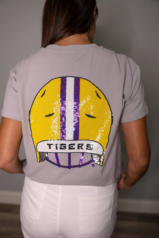 LSU Football Helmet Tee