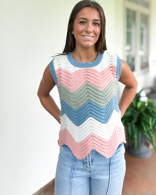 The Coastal Pointelle Tank