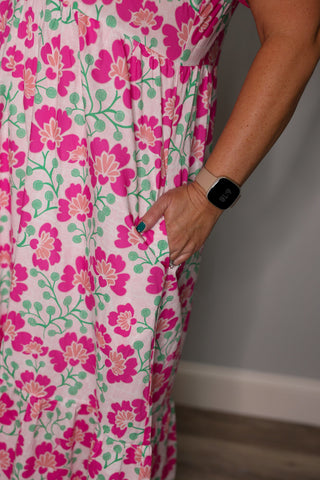 The “Lila” Flutter Sleeve Midi Dress