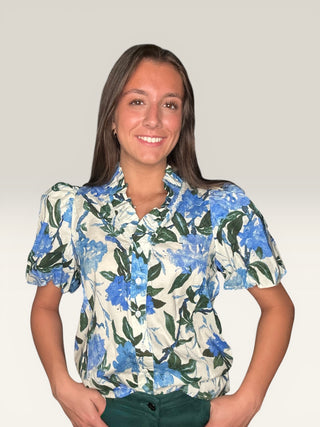 Maisie Floral Puff Sleeve Top