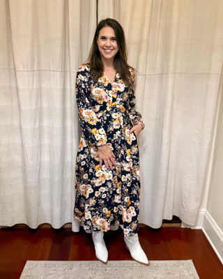 The Meadow Bloom Midi Dress