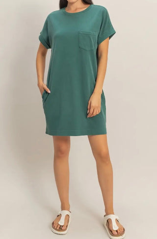 The Vintage Pocket Tee Dress
