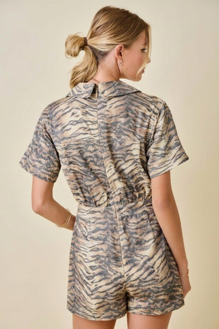 Wild Side Denim Romper