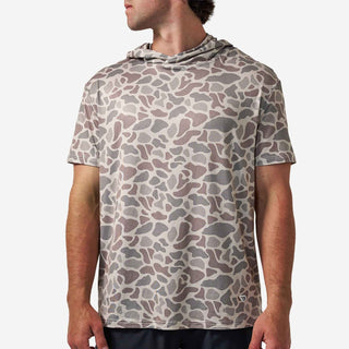 Short Sleeve Performance Hoodie - Classic Deer