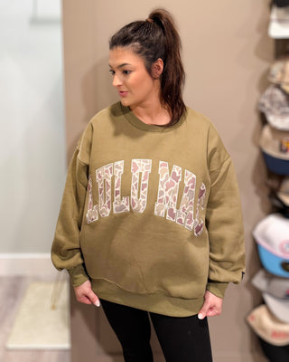 Green Camo Sweatshirt