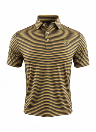 LSU Stripe Polo