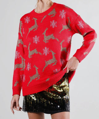 The Reindeer Ridge Sweater