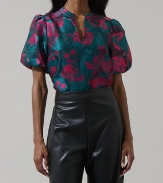 Kaelani Jacquard Tavia Top