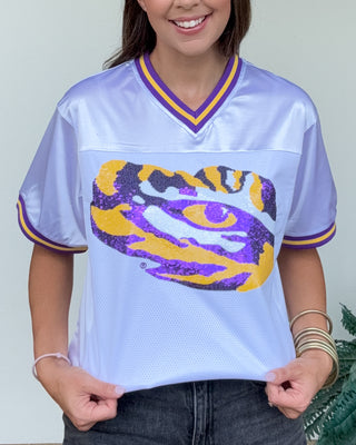 LSU Football Sequined Jersey