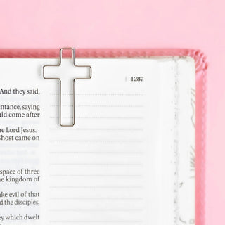 Bookmark + Cross Paper Clips