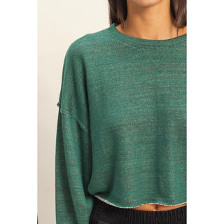 Cropped Crew Neck