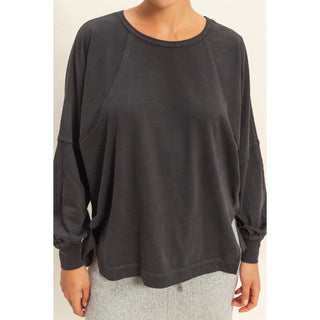Oversized Long Sleeve Top
