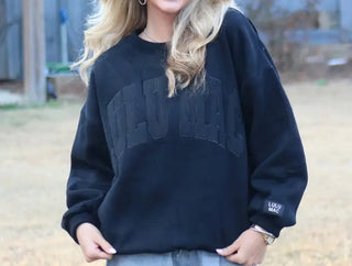 Black Monochrome Sweatshirt