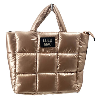 Puffer Metallic Handbag