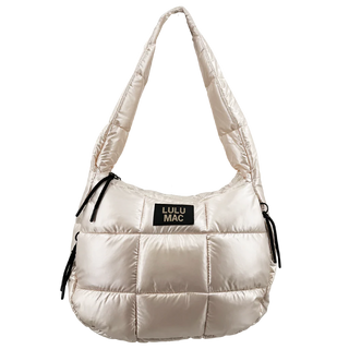 Puffer Metallic Tote Bag