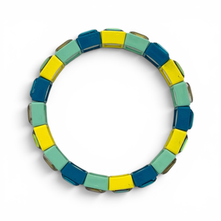 Rectangle Mint Stretch Bracelet