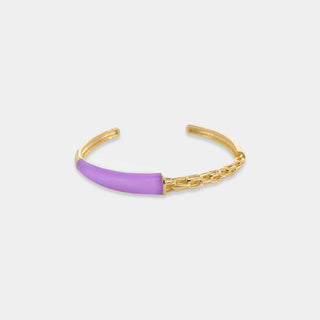 The Geaux Girl Enamel Cuff