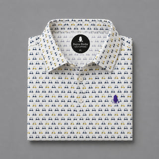 Purple and Gold Golf Cart Polo