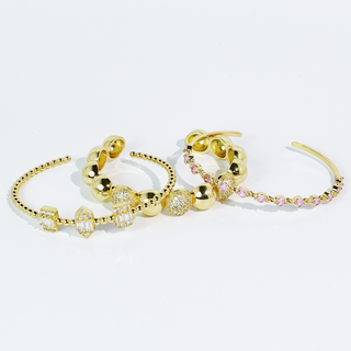 Golden Glam Cuff Set